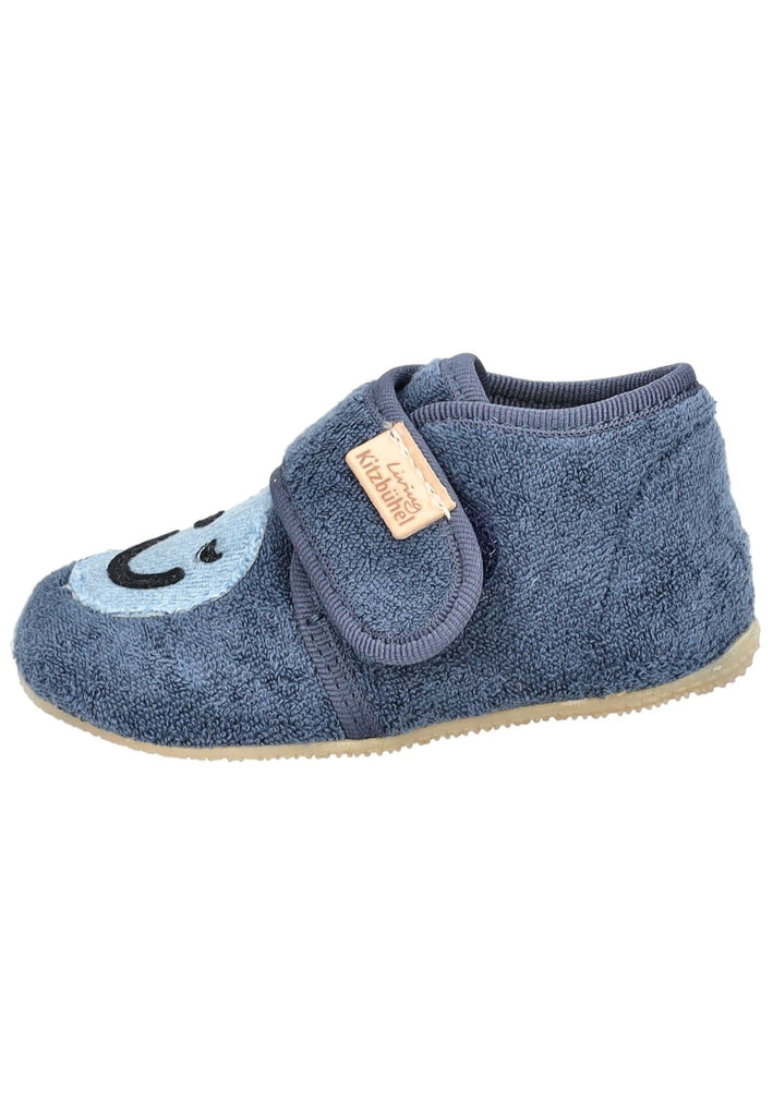 Pantoletten Living Kitzbühel Hausschuhe Baumwolle Denim