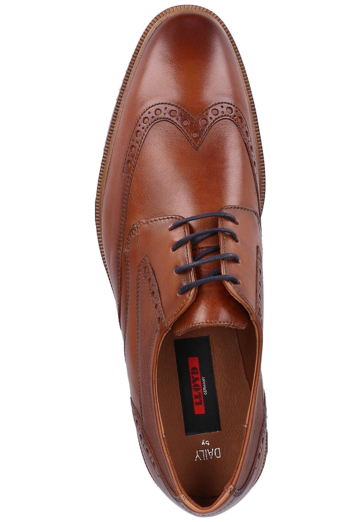 Lloyd Halbschuhe Glattleder Cognac