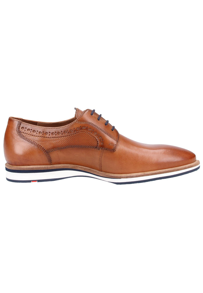 Lloyd Halbschuhe Glattleder Cognac