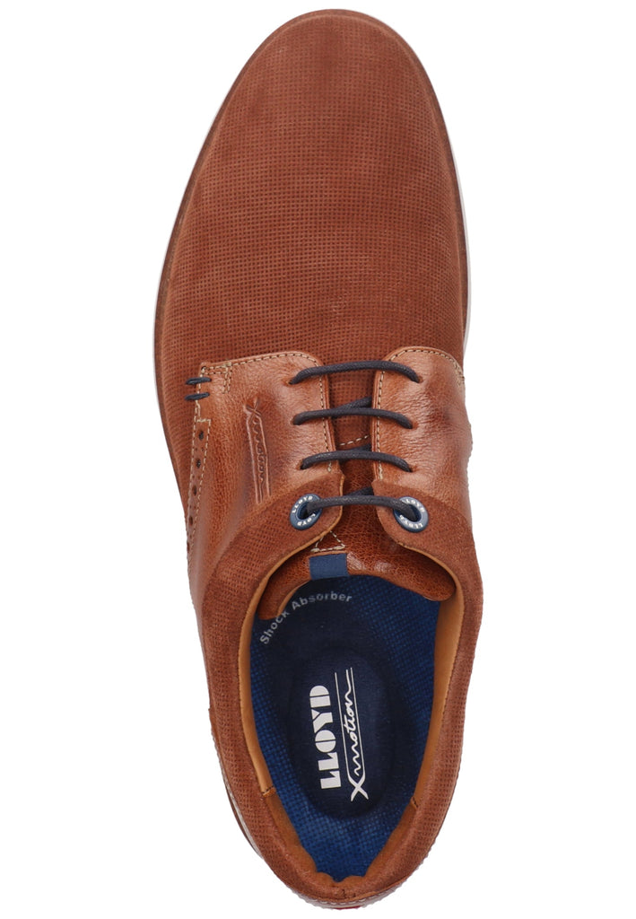 Lloyd Halbschuhe Leder Cognac
