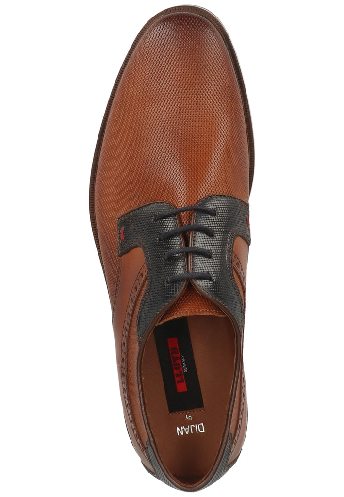 Lloyd Halbschuhe Leder Cognac