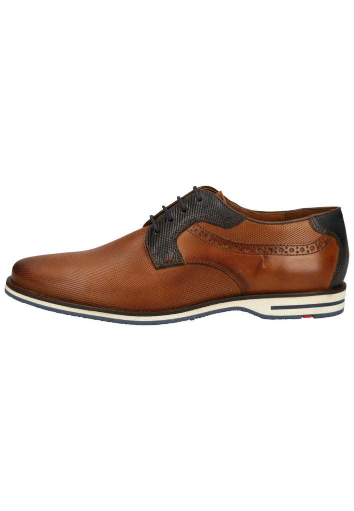 Lloyd Halbschuhe Leder Cognac