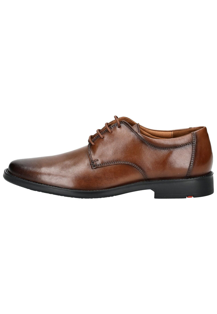 Halbschuhe Lloyd Businessschuhe Glattleder Cognac