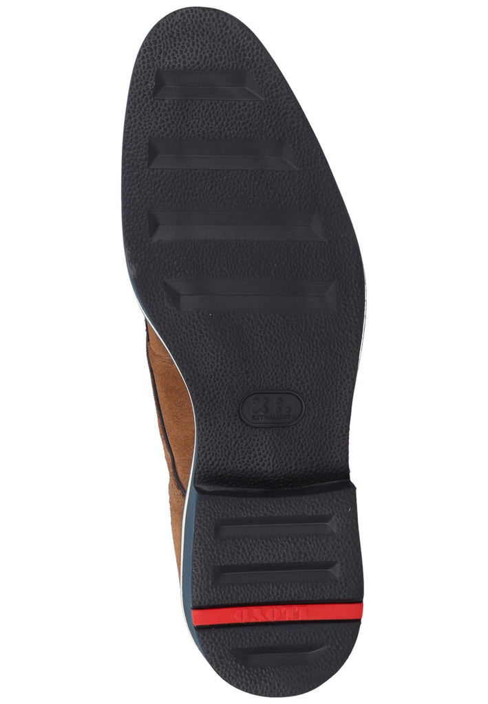 Lloyd Halbschuhe Veloursleder Braun/Blau