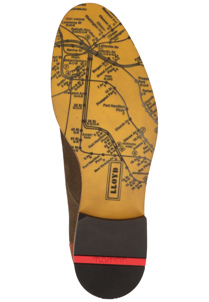 Lloyd Halbschuhe Veloursleder Cigar