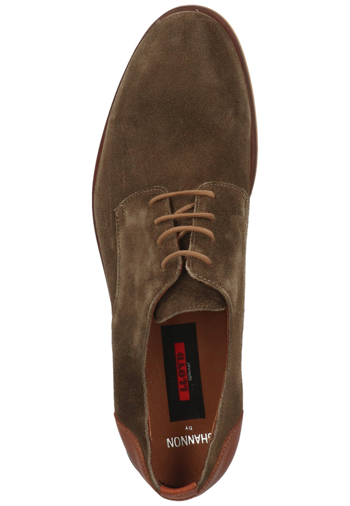 Lloyd Halbschuhe Veloursleder Cigar