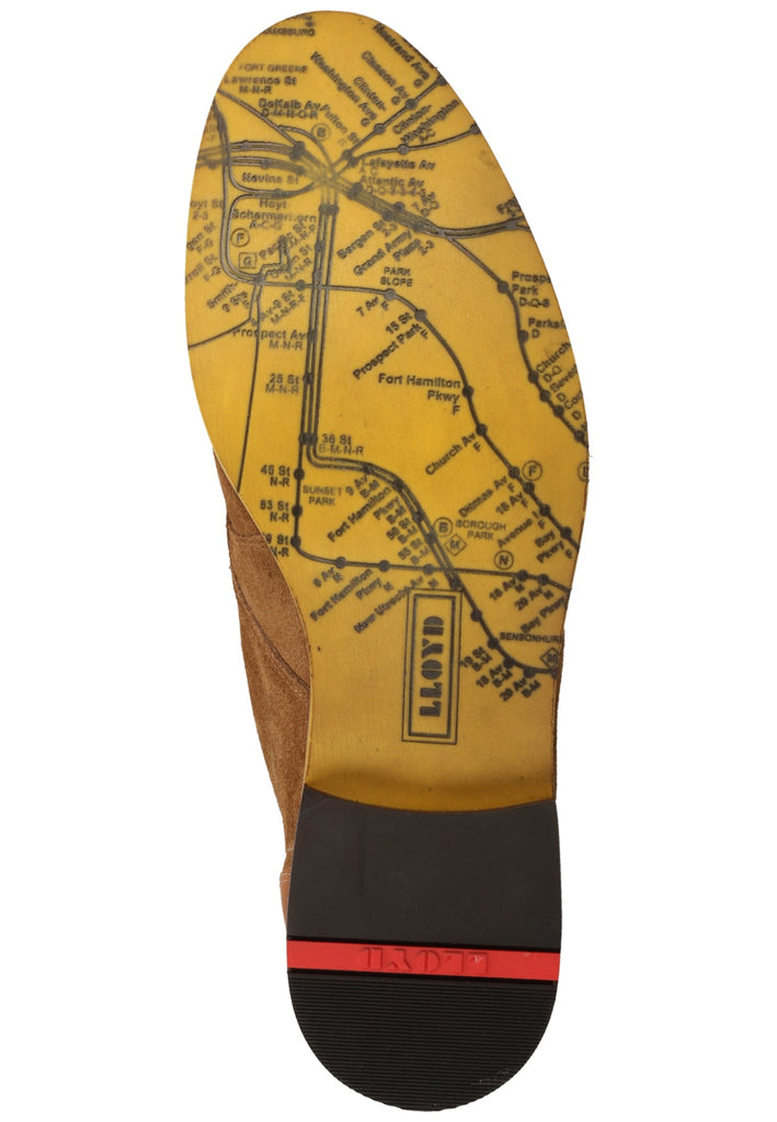 Lloyd Halbschuhe Veloursleder Cigar