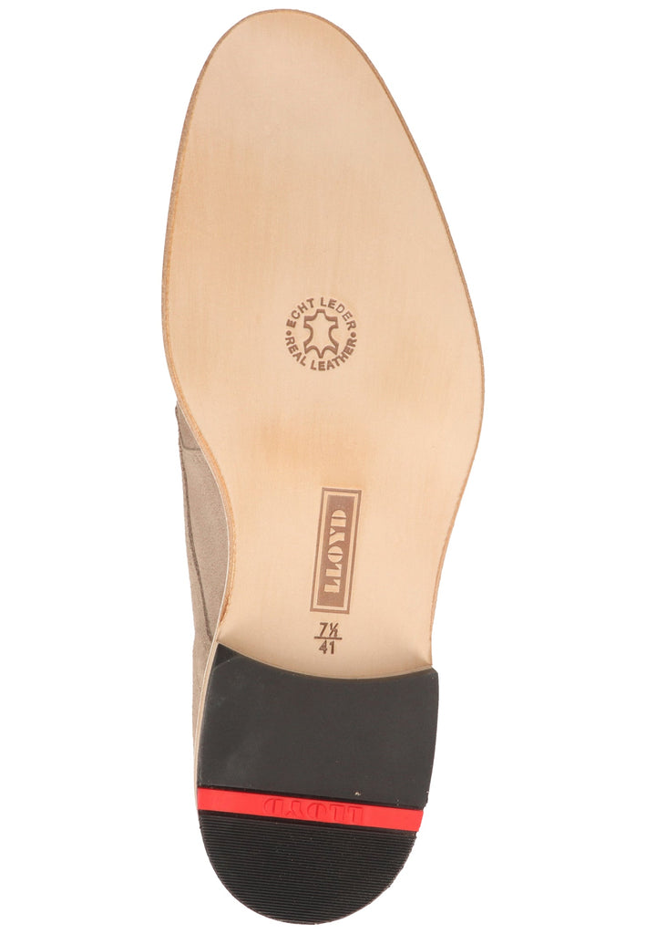 Lloyd Halbschuhe Veloursleder Hellbraun