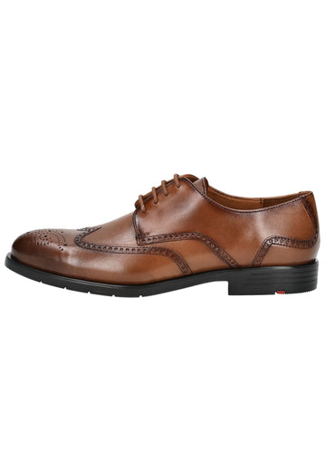 LLOYD SELECTED Businessschuhe Glattleder Cognac