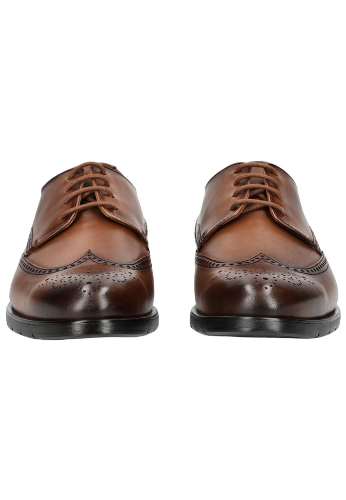 LLOYD SELECTED Businessschuhe Glattleder Cognac