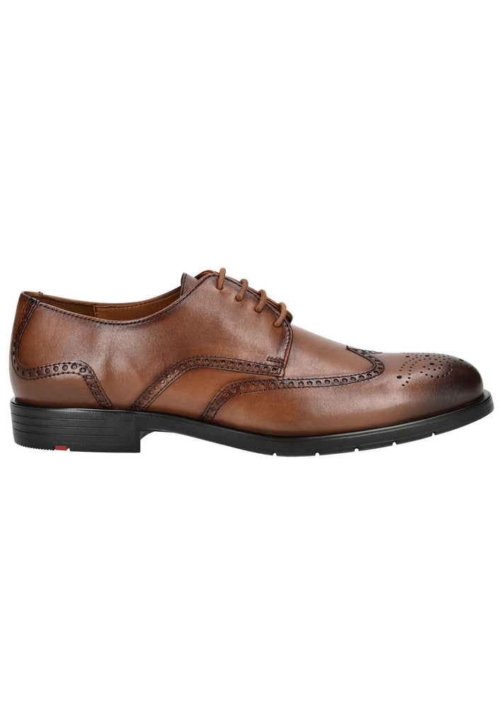 LLOYD SELECTED Businessschuhe Glattleder Cognac