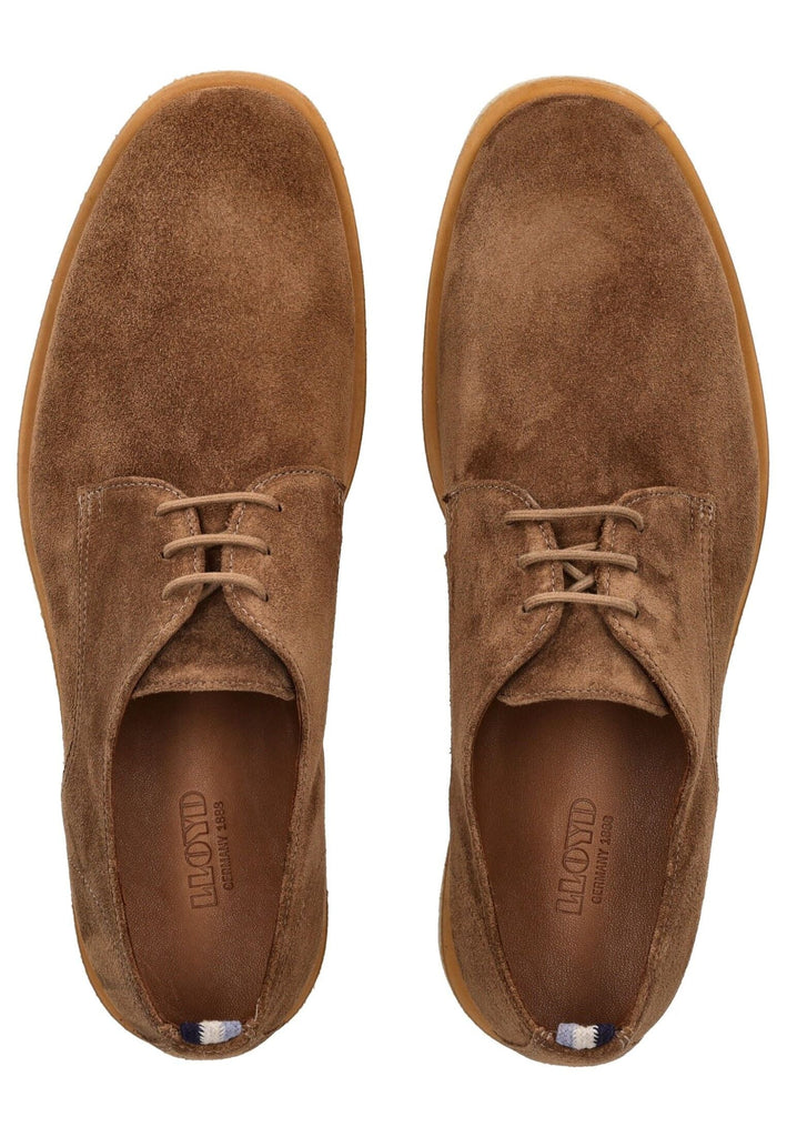 LLOYD SELECTED Businessschuhe Veloursleder Chestnut