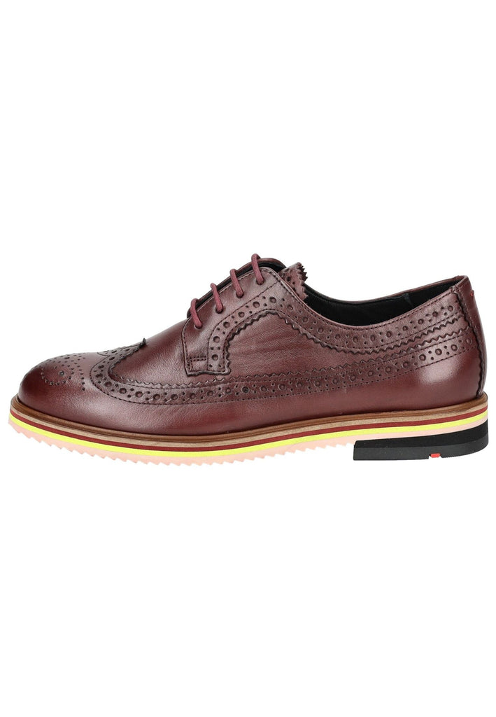 LLOYD SELECTED Halbschuhe Glattleder Cherry