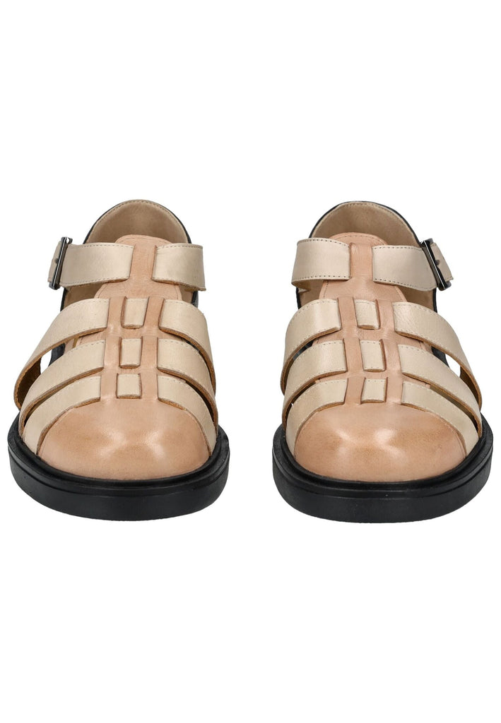 LLOYD SELECTED Sandalen Glattleder Beige/Schwarz