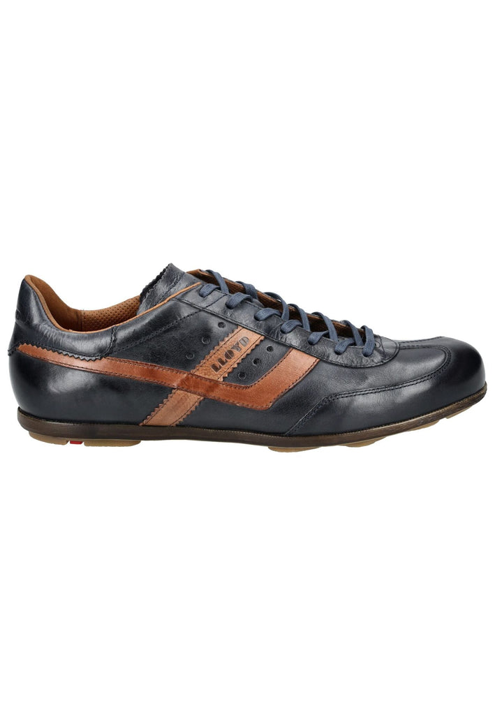 LLOYD SELECTED Sneaker Glattleder Blau/Braun