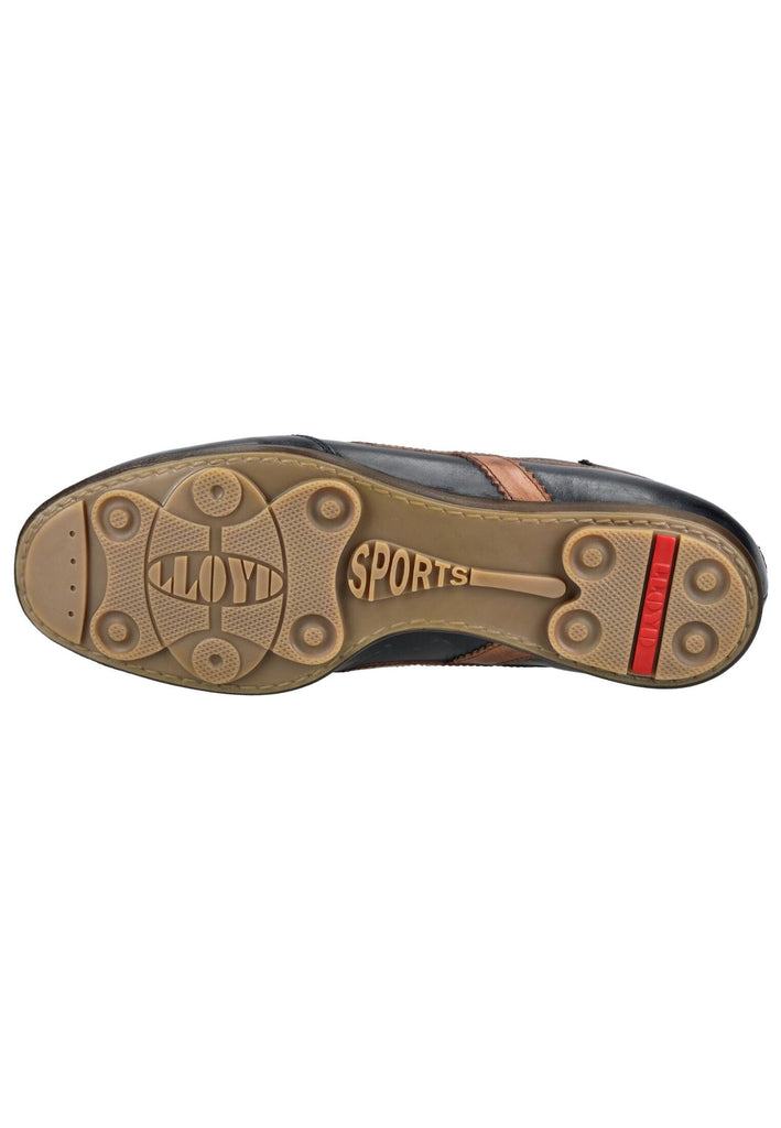 LLOYD SELECTED Sneaker Glattleder Blau/Braun