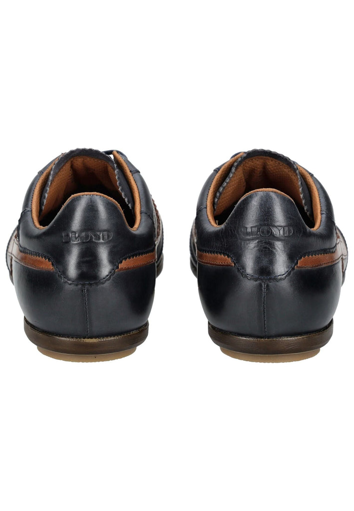LLOYD SELECTED Sneaker Glattleder Blau/Braun