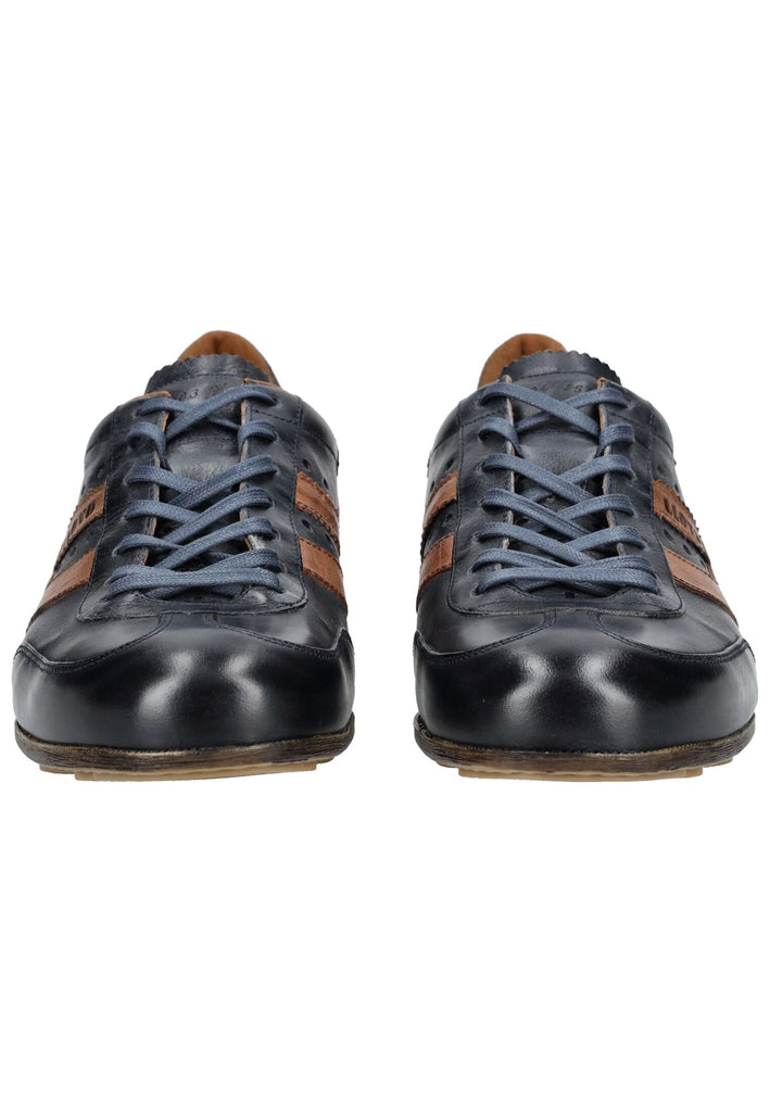 LLOYD SELECTED Sneaker Glattleder Blau/Braun