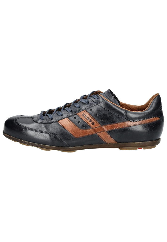 LLOYD SELECTED Sneaker Glattleder Blau/Braun