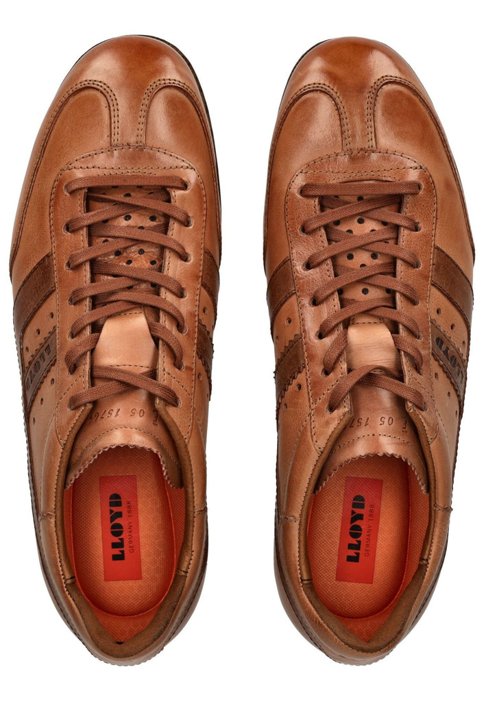 LLOYD SELECTED Sneaker Glattleder Cognac