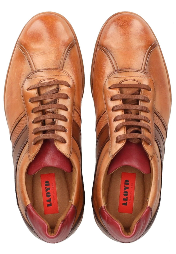 LLOYD SELECTED Sneaker Glattleder Cognac