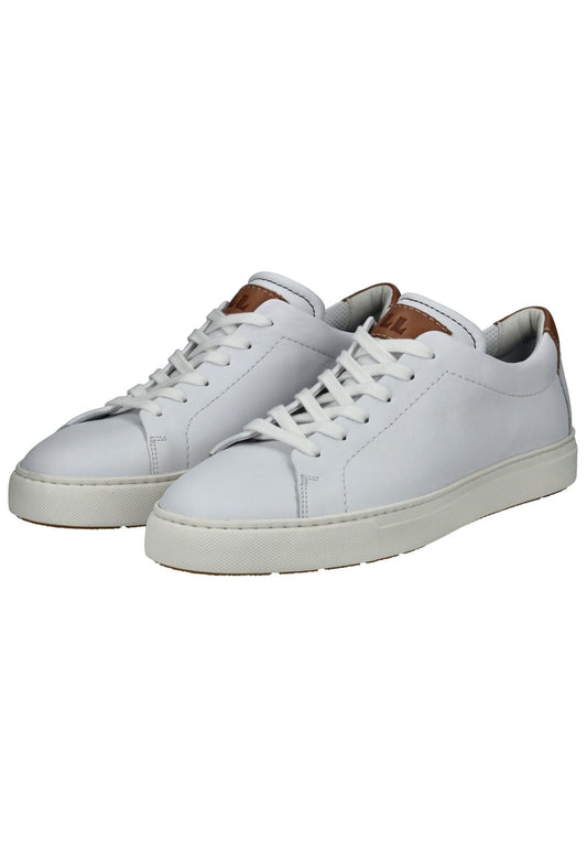 LLOYD SELECTED Sneaker Glattleder Weiß/Braun