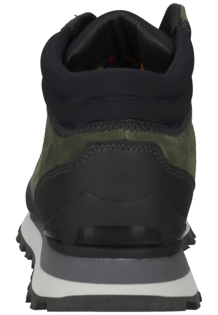 LLOYD SELECTED Sneaker Leder/Textil Schwarz/Grün