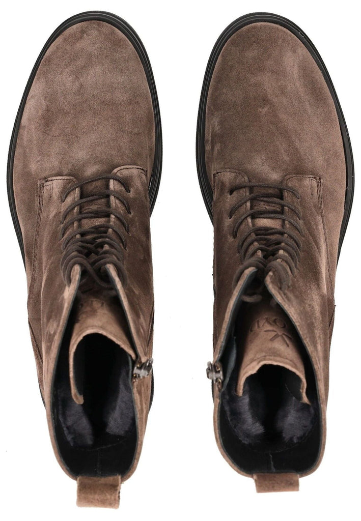 LLOYD SELECTED Stiefel Veloursleder Moro Warmfutter