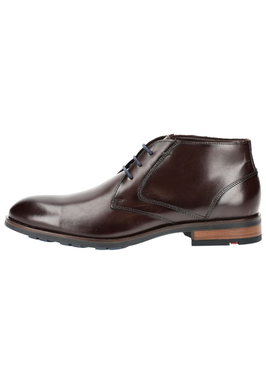 LLOYD SELECTED Stiefelette Glattleder Dunkelbraun