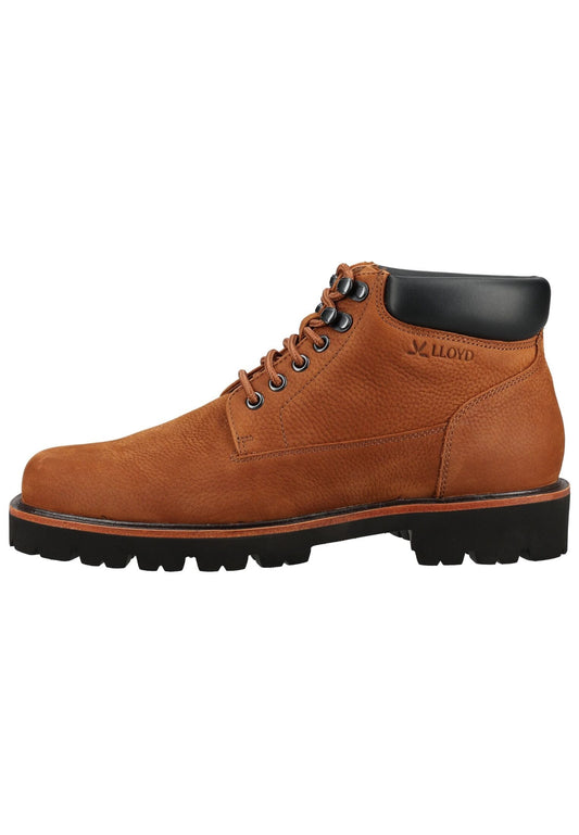 LLOYD SELECTED Stiefelette Leder/Textil Camel