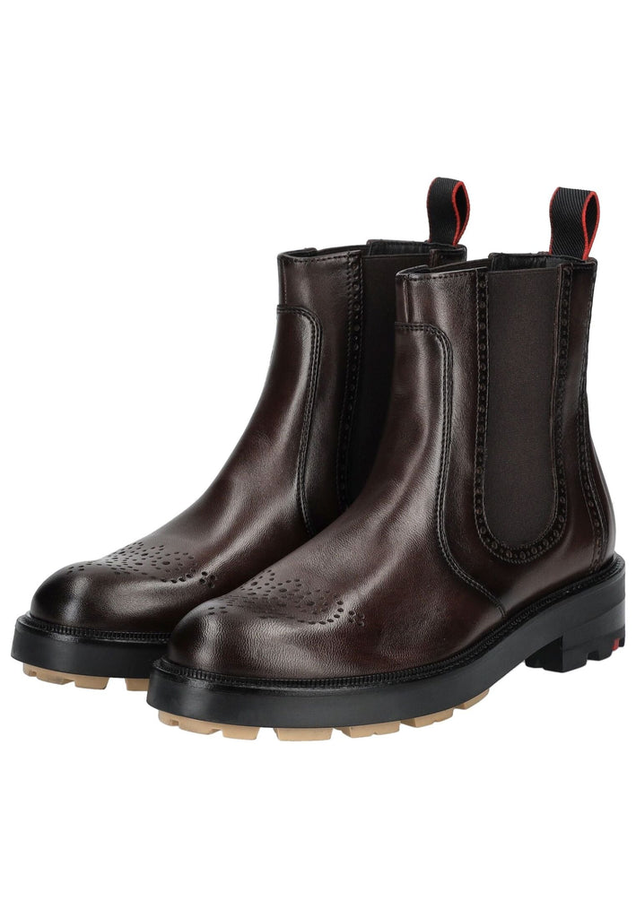 LLOYD SELECTED Stiefelette Leder/Textil Cigar