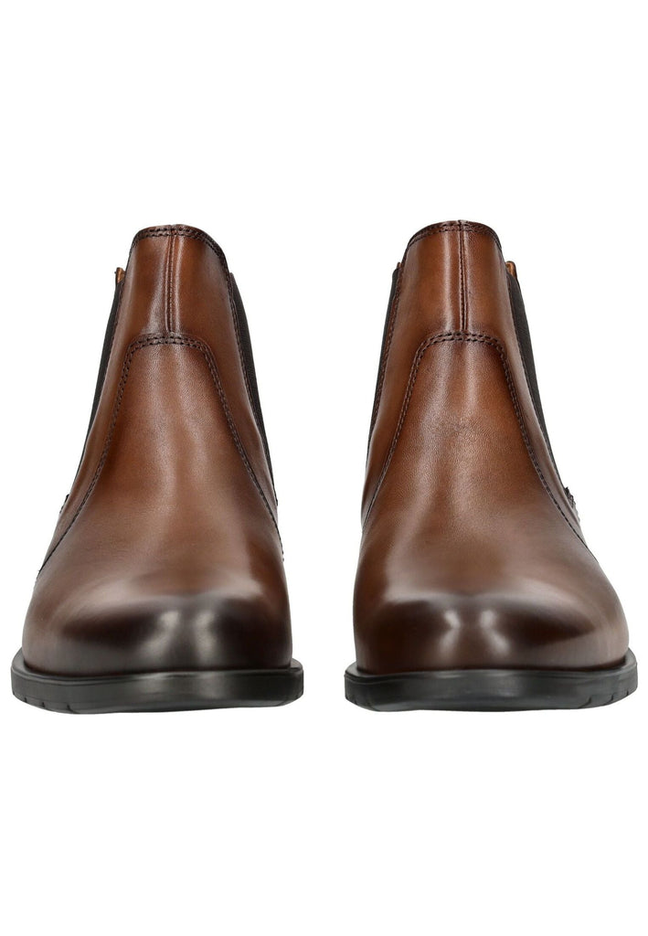 LLOYD SELECTED Stiefelette Leder/Textil Cognac