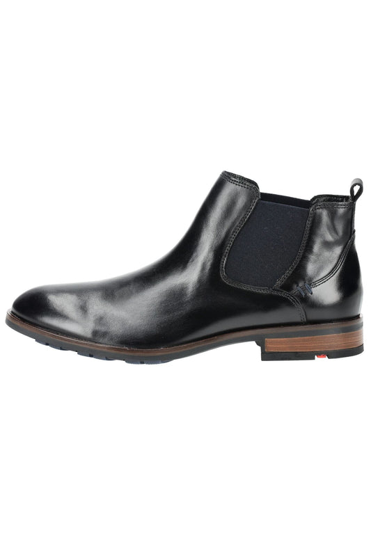 LLOYD SELECTED Stiefelette Leder/Textil Schwarz