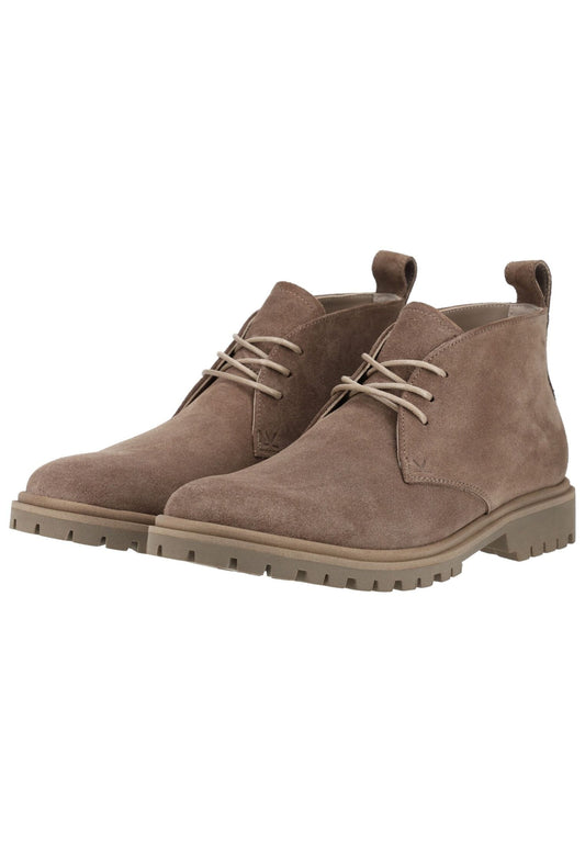 LLOYD SELECTED Stiefelette Veloursleder Taupe