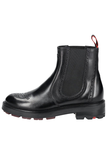 Stiefeletten LLOYD SELECTED Stiefelette Leder/Textil Schwarz