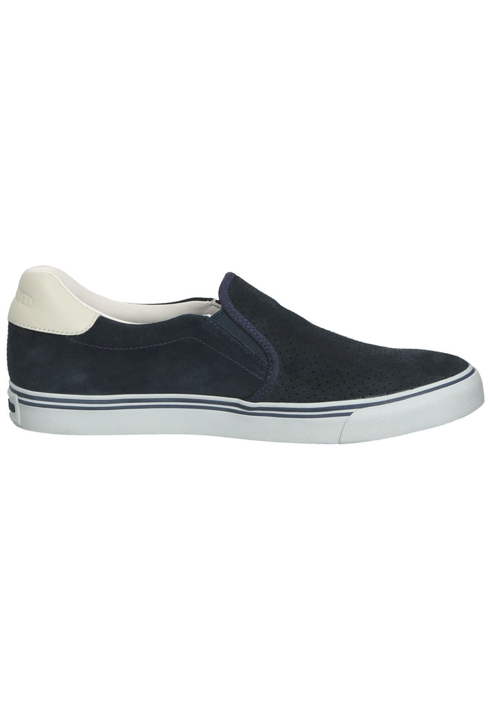 Lloyd Slipper Leder Navy/Weiß