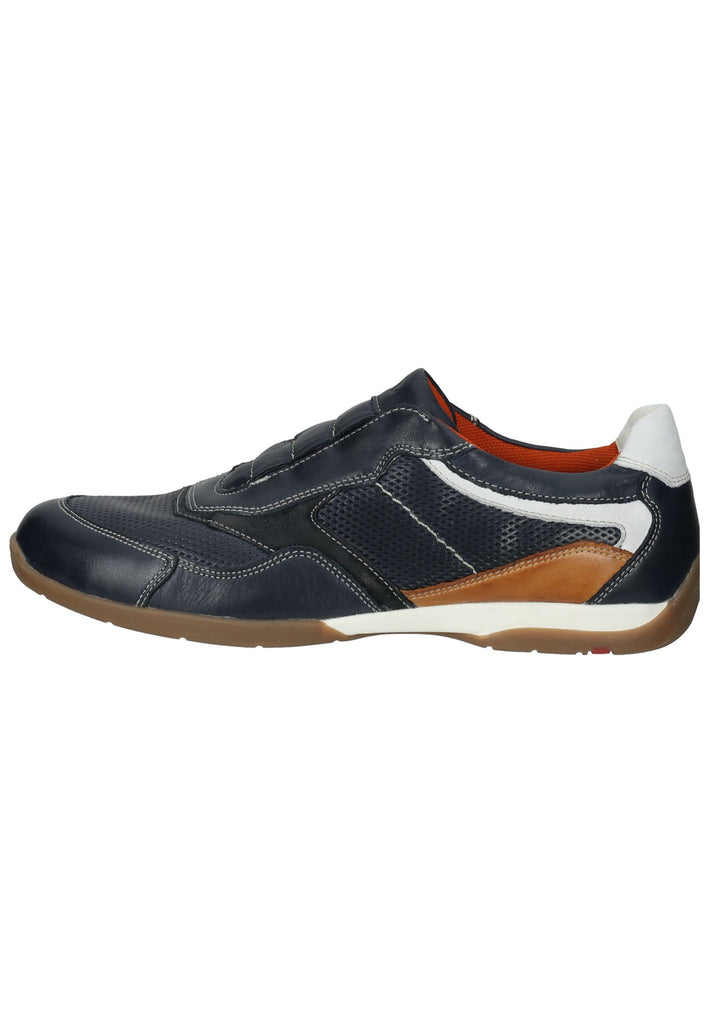 Lloyd Slipper Leder/Textil Marine