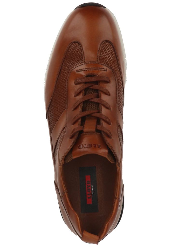Lloyd Sneaker Glattleder Cognac