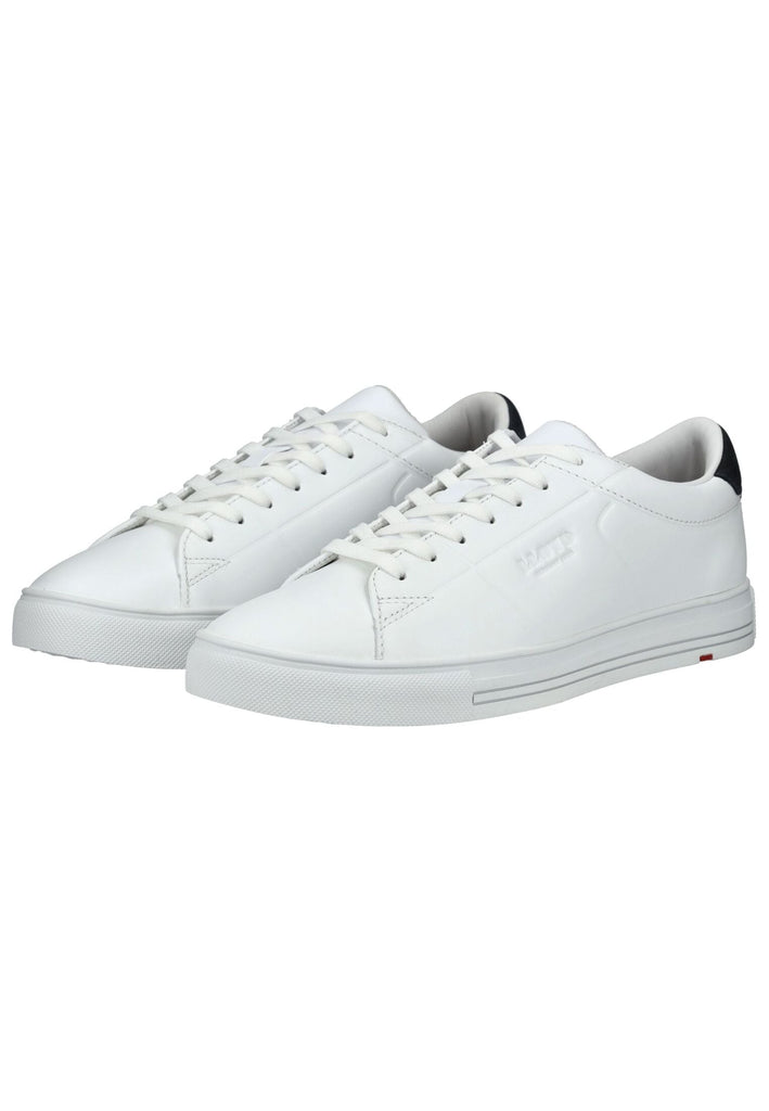 Lloyd Sneaker Glattleder Weiß/Navy