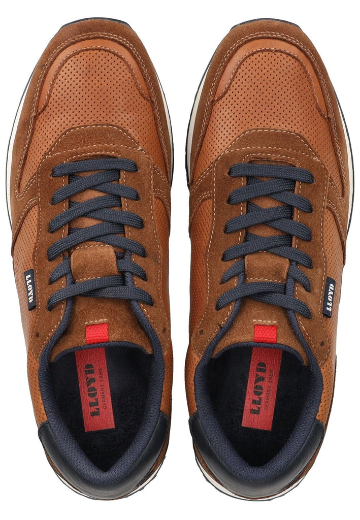Lloyd Sneaker Leder/Mesh Braun/Blau