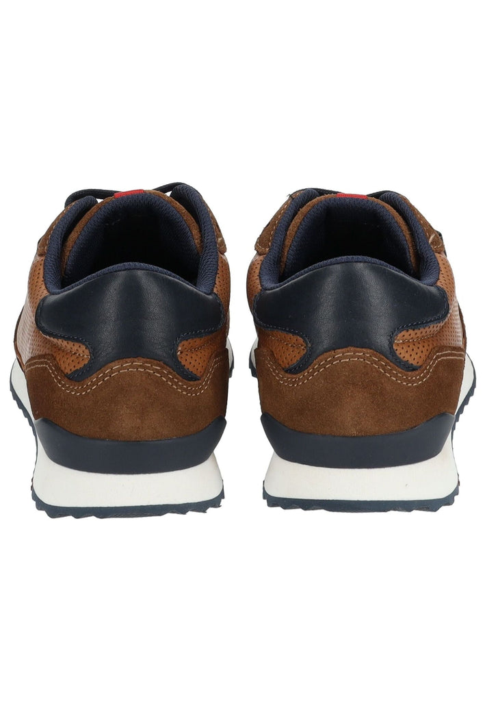 Lloyd Sneaker Leder/Mesh Braun/Blau