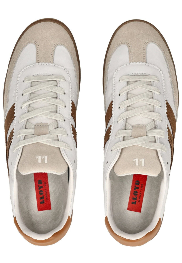 Lloyd Sneaker Leder Weiß/Braun