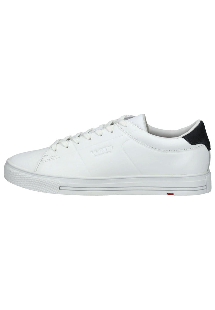 Sneaker Lloyd Sneaker Glattleder Weiß/Navy