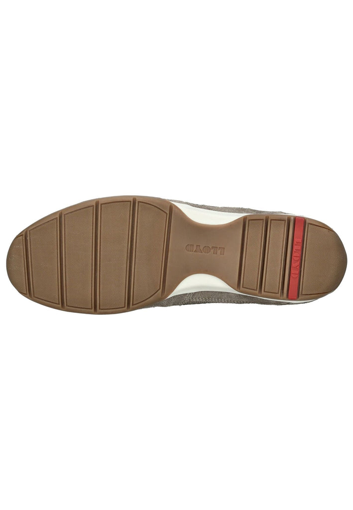 Lloyd Sneaker Veloursleder Beige/Weiß
