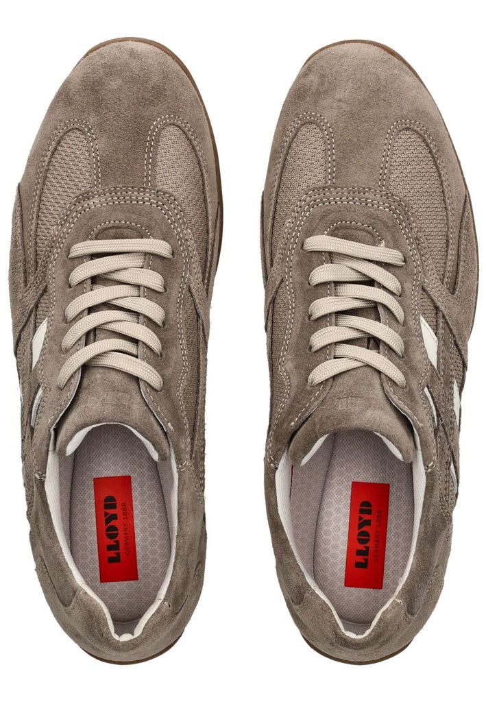 Lloyd Sneaker Veloursleder Beige/Weiß