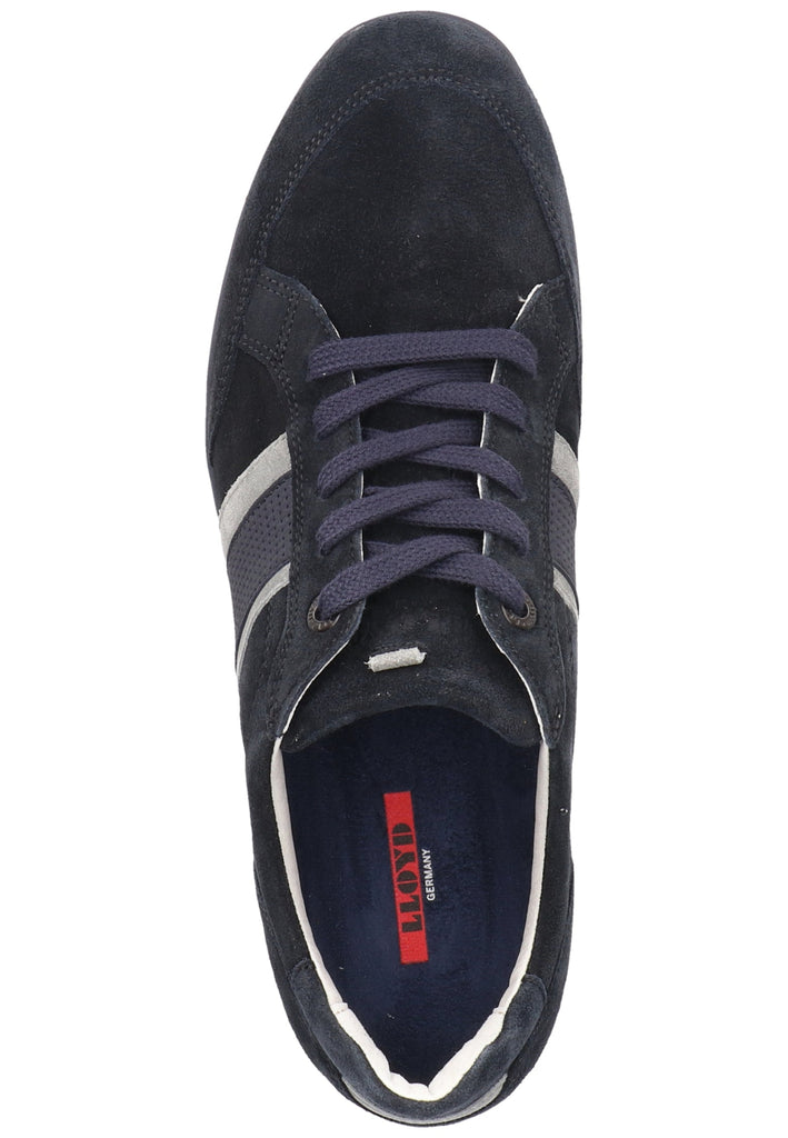 Lloyd Sneaker Veloursleder Blau/Silber