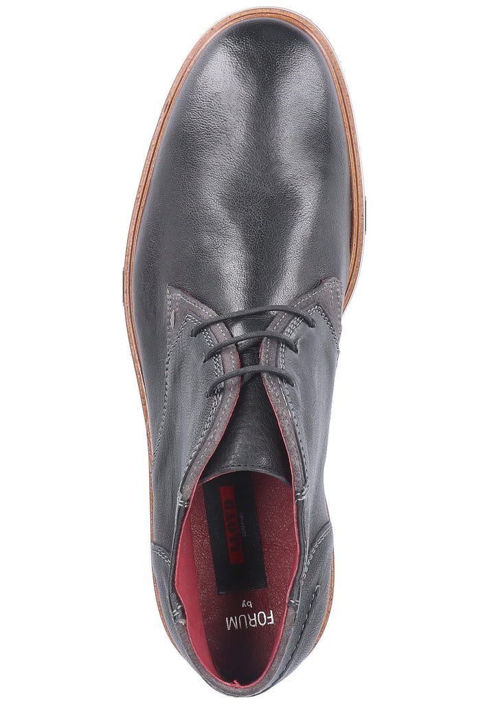 Lloyd Stiefelette Glattleder Schwarz/Grau