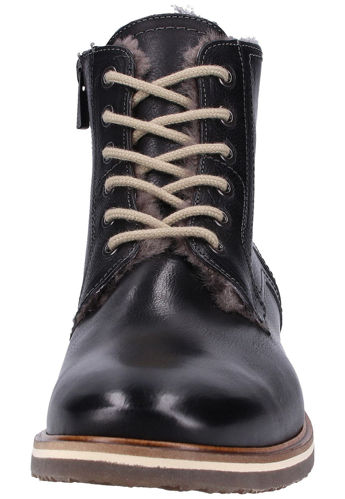 Lloyd Stiefelette Glattleder Schwarz Warmfutter