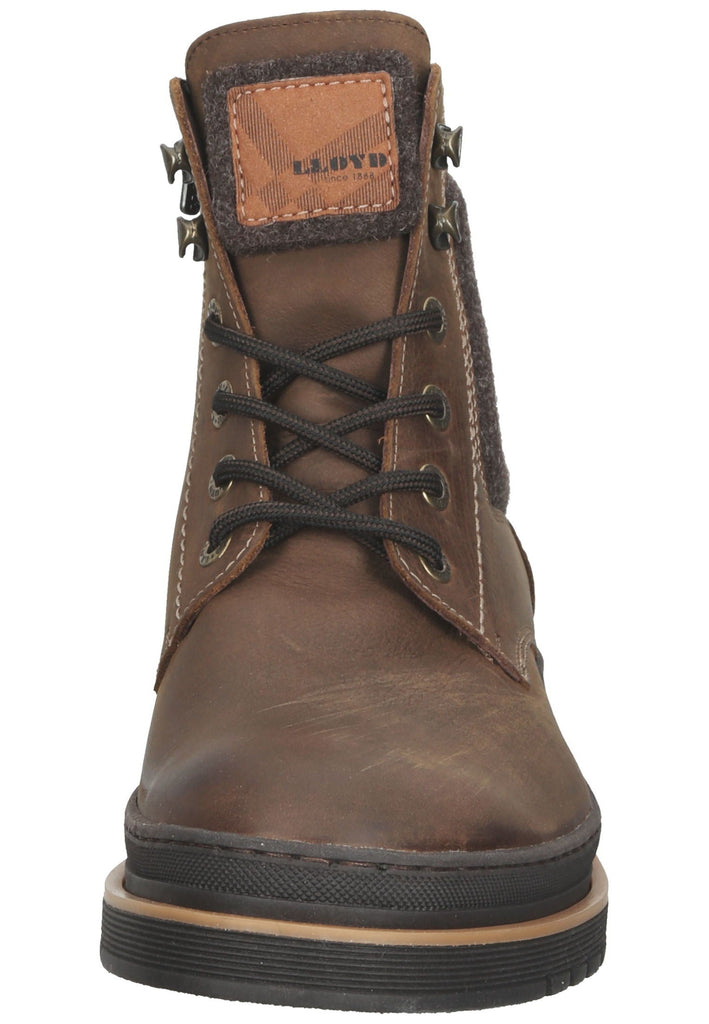 Lloyd Stiefelette Leder/Textil Braun Warmfutter