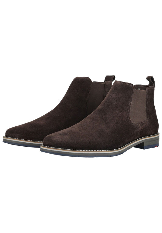 Lloyd Stiefelette Veloursleder/Textil Dunkelbraun